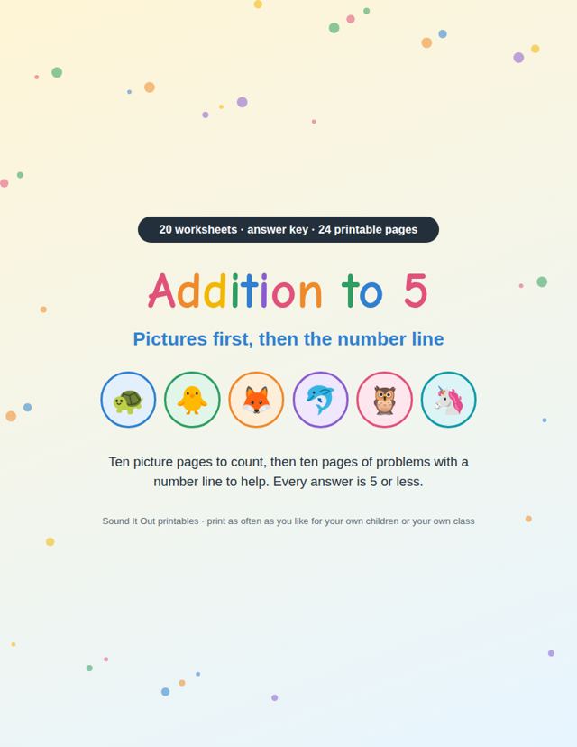 Addition to 5: sample page 1